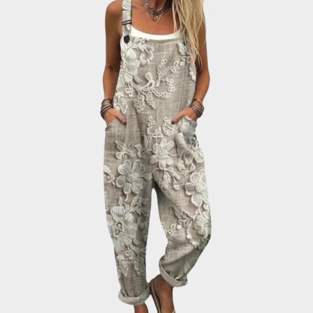 Mono Casual con Estampado Floral 3D para Mujer
