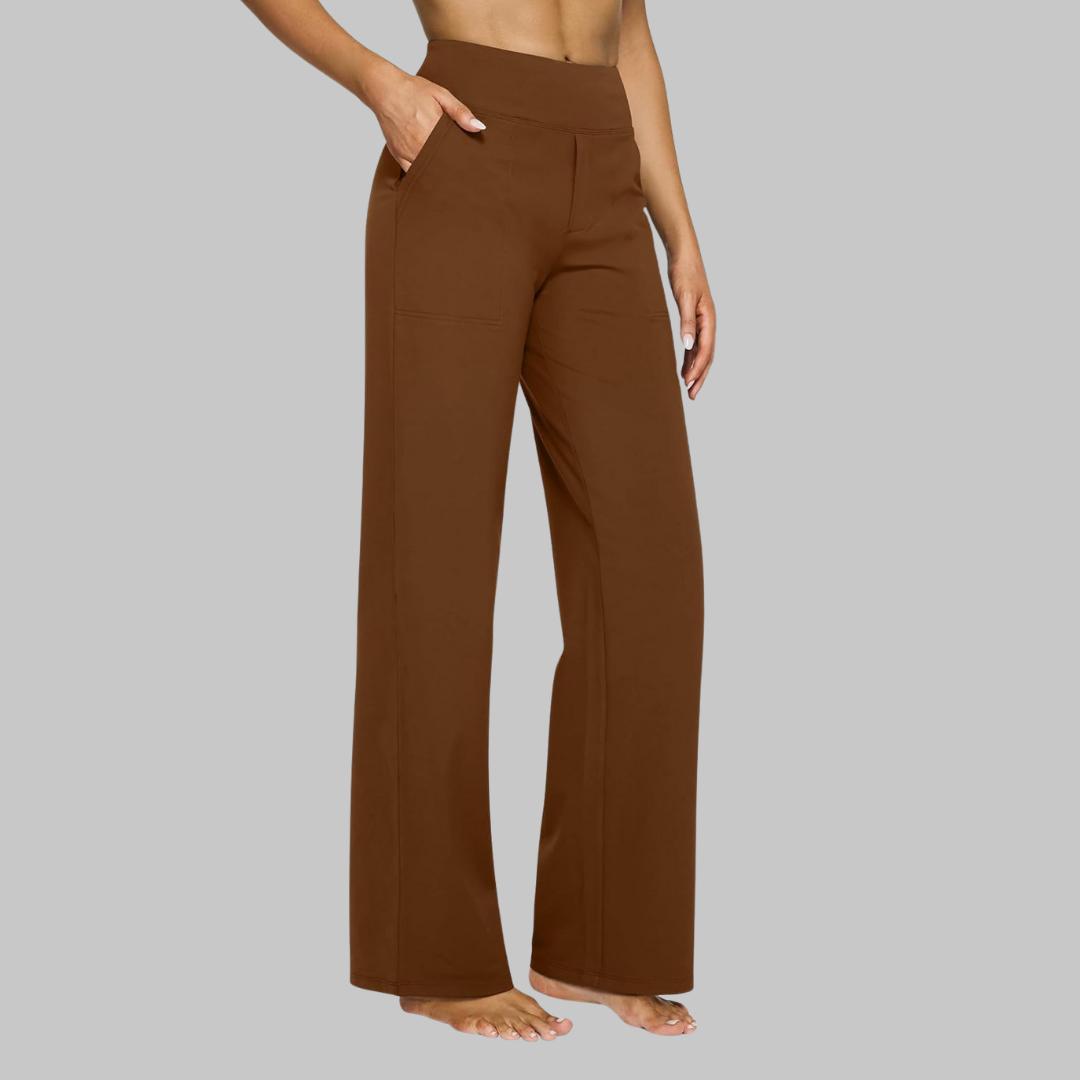 Pantalón Largo Recto de Yoga para Mujer