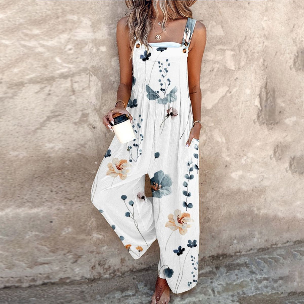 Mono Estampado sin Mangas para Mujer