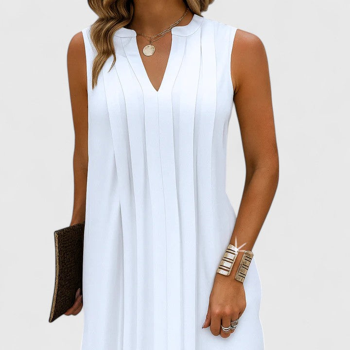 Vestido de verano sin mangas A-line para Mujer