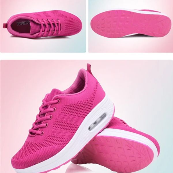 Zapatillas deportivas con cojín de aire para mujer