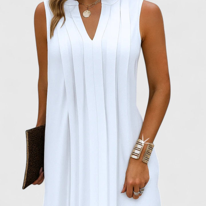 Vestido de verano sin mangas A-line para Mujer