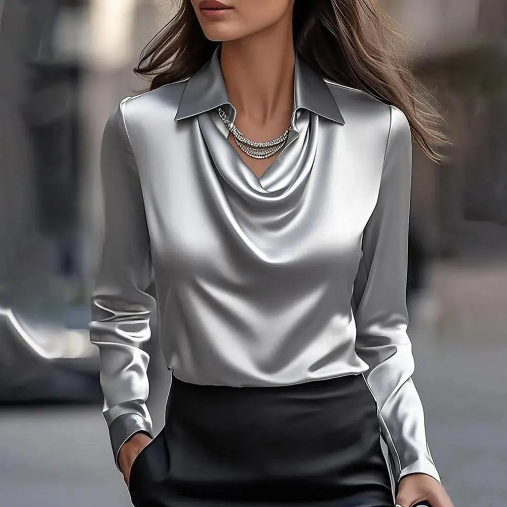 Blusa Satinada para Mujer