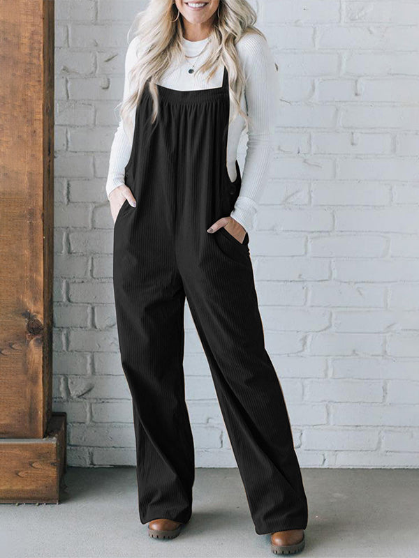 Mono de Pana con Tirantes Ajustables para Mujer