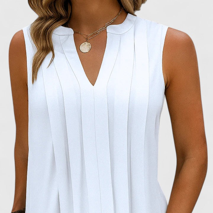 Vestido de verano sin mangas A-line para Mujer