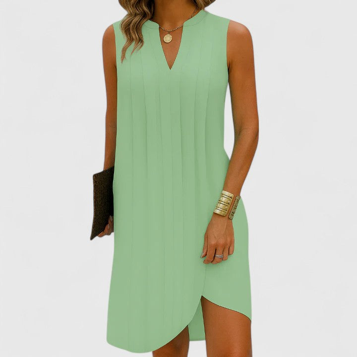 Vestido de verano sin mangas A-line para Mujer