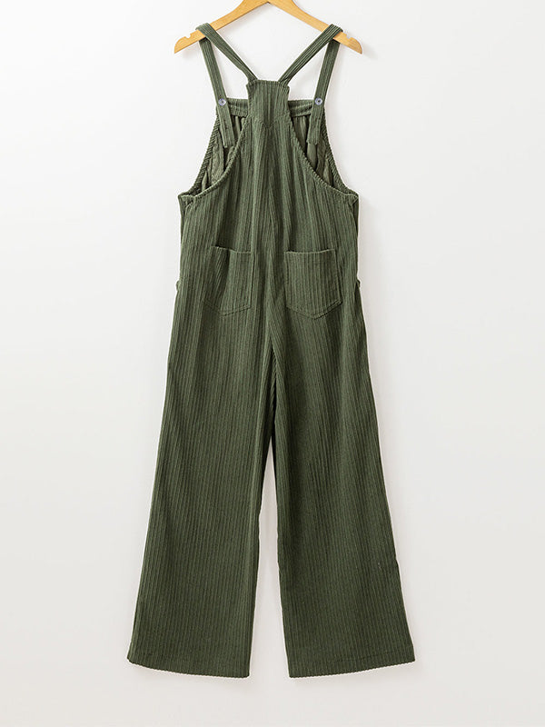 Mono de Pana con Tirantes Ajustables para Mujer