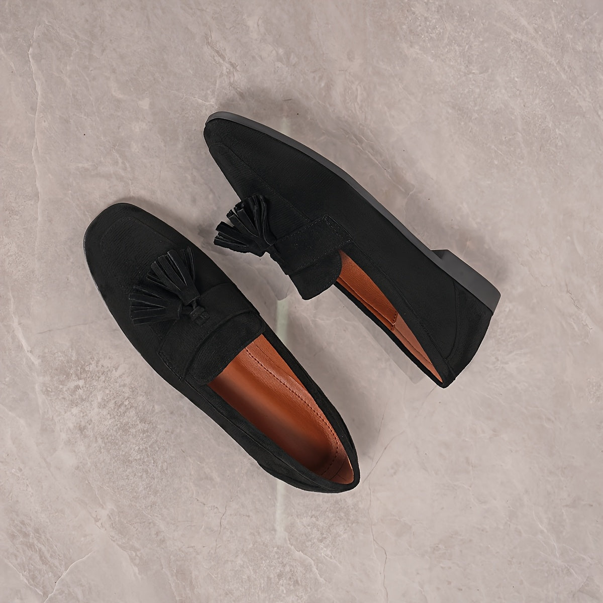 Mocasines de Suela Baja con Borlas para Mujer