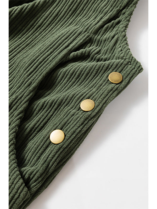 Mono de Pana con Tirantes Ajustables para Mujer