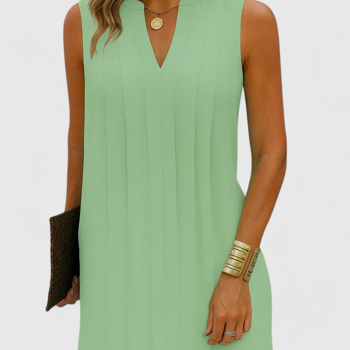 Vestido de verano sin mangas A-line para Mujer
