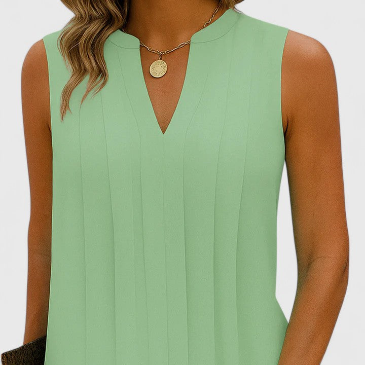 Vestido de verano sin mangas A-line para Mujer