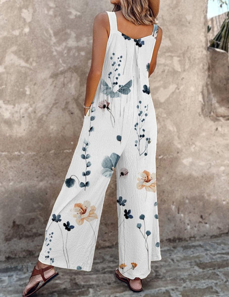 Mono Estampado sin Mangas para Mujer