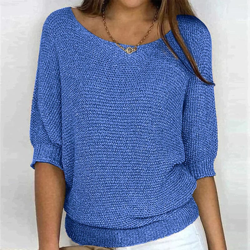 Sweater de Tres Cuartos de Manga para Mujer