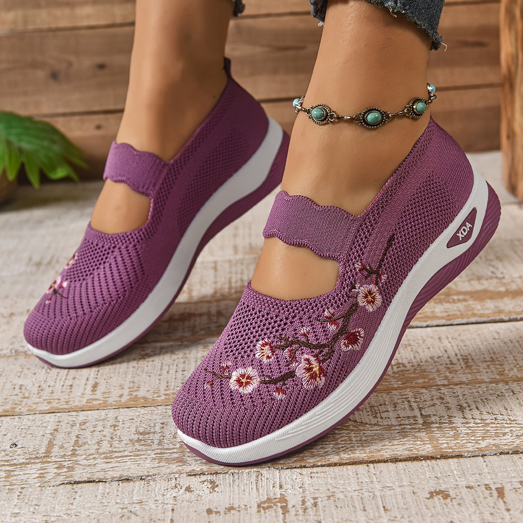 Zapatos cómodos de malla para mujer