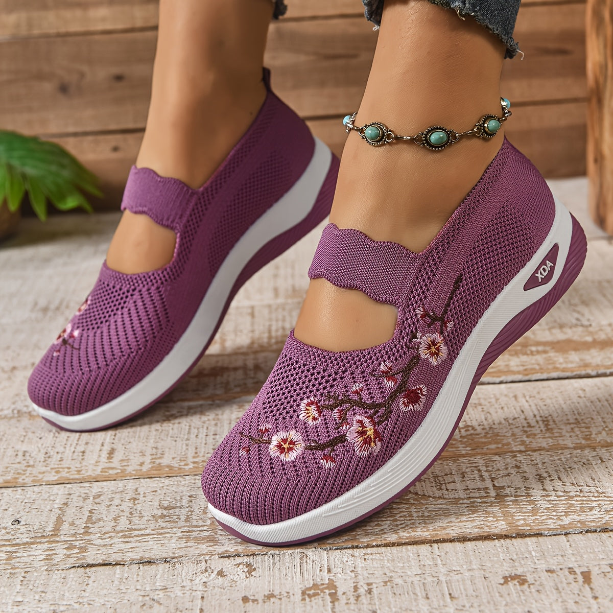 Zapatos cómodos de malla para mujer