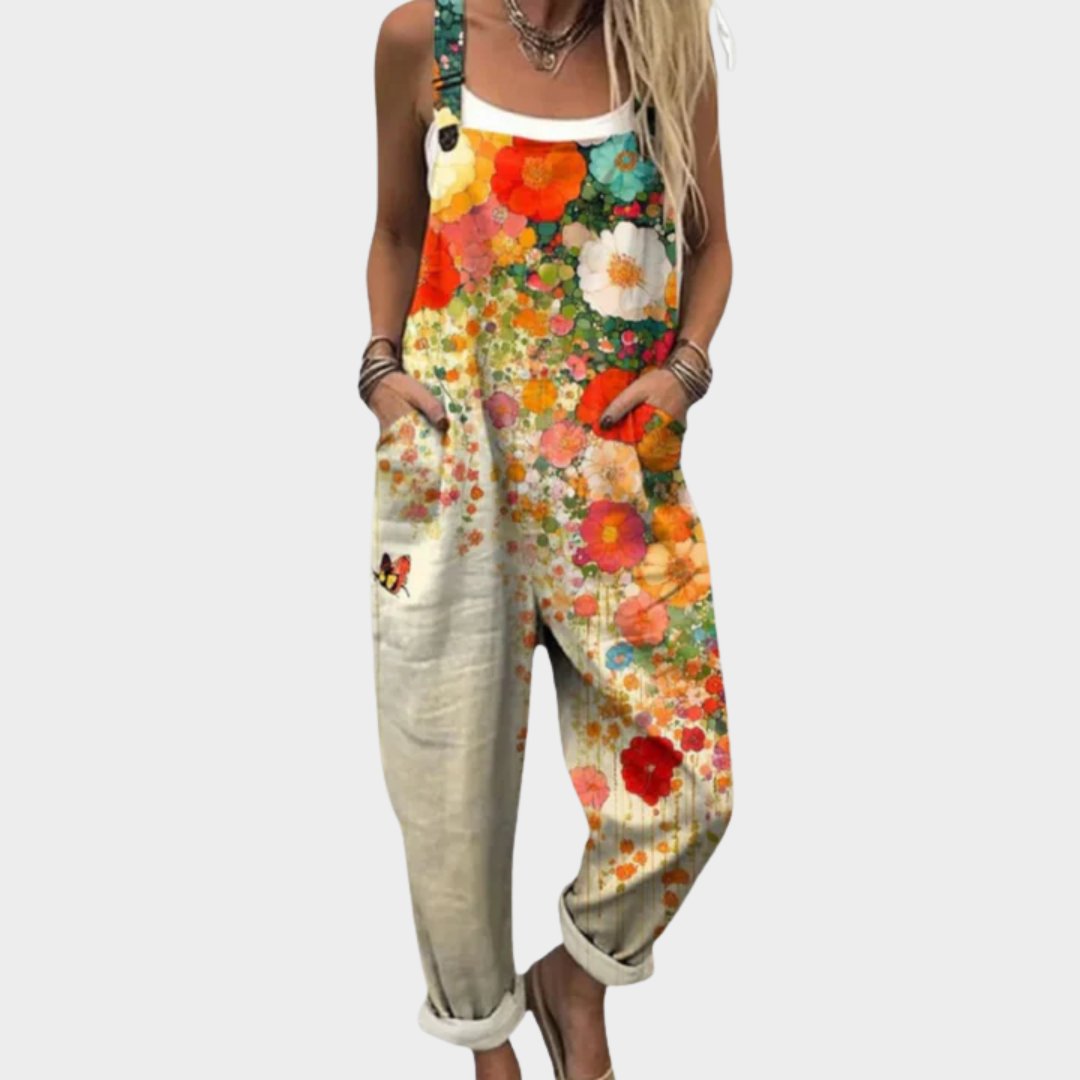 Mono Estampado con Tirantes Ajustables para Mujer