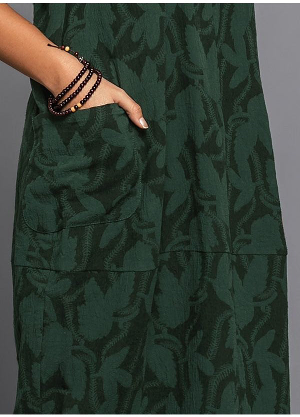 Vestido Midi de Manga Larga para Mujer