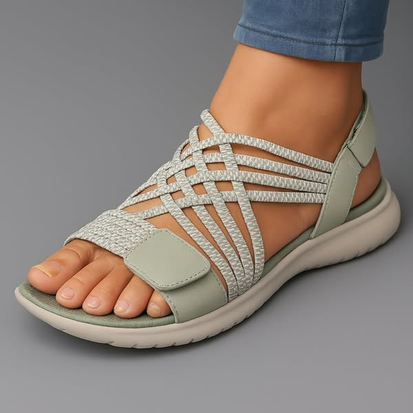 Sandalias deportivas ligeras con tiras para mujer
