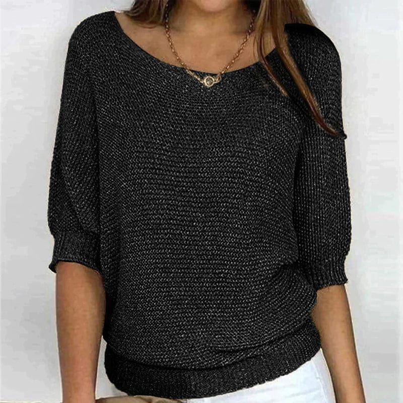 Sweater de Tres Cuartos de Manga para Mujer