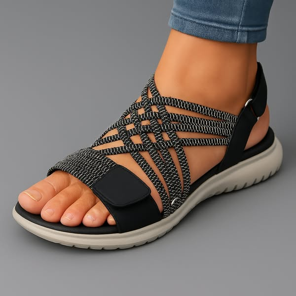 Sandalias deportivas ligeras con tiras para mujer