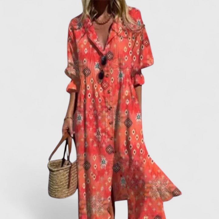 Vestido Largo Estilo Boho para Mujer