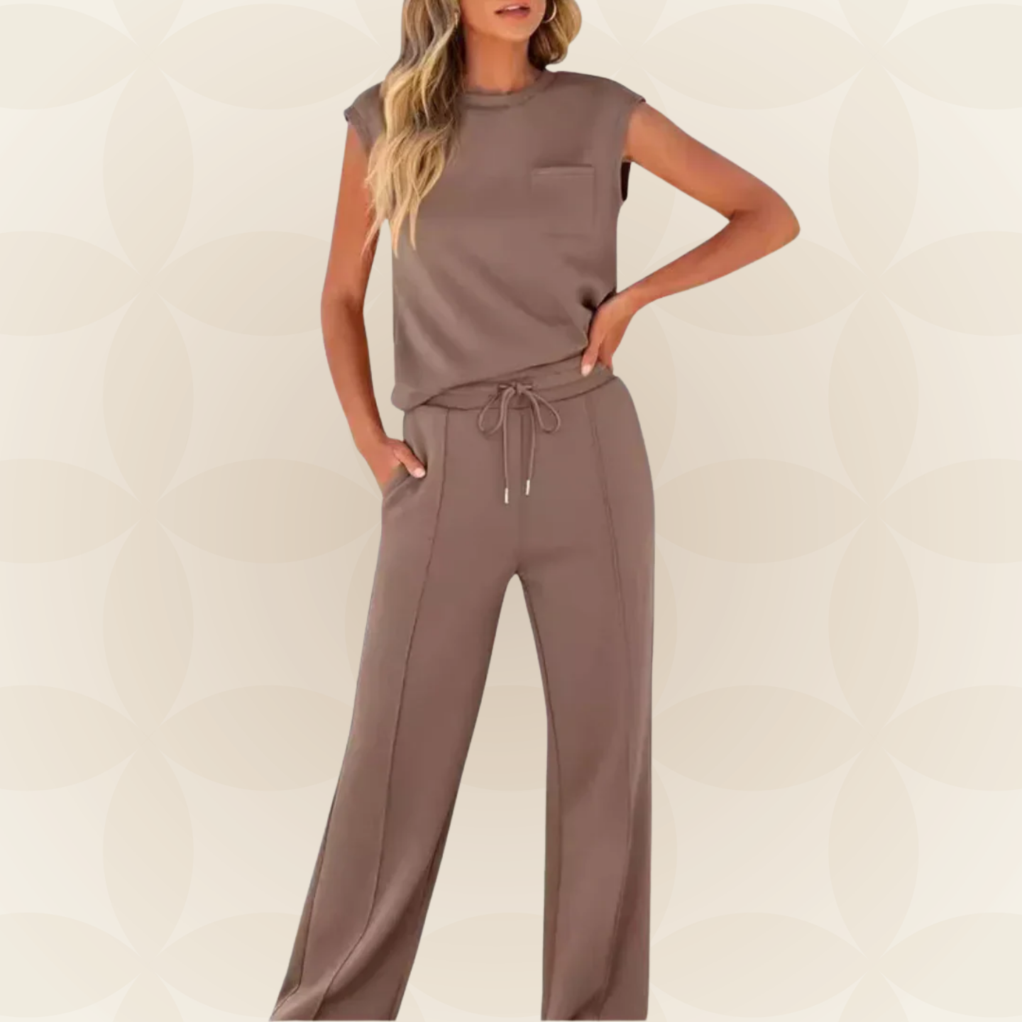 Conjunto de Dos Piezas Casual para Mujer