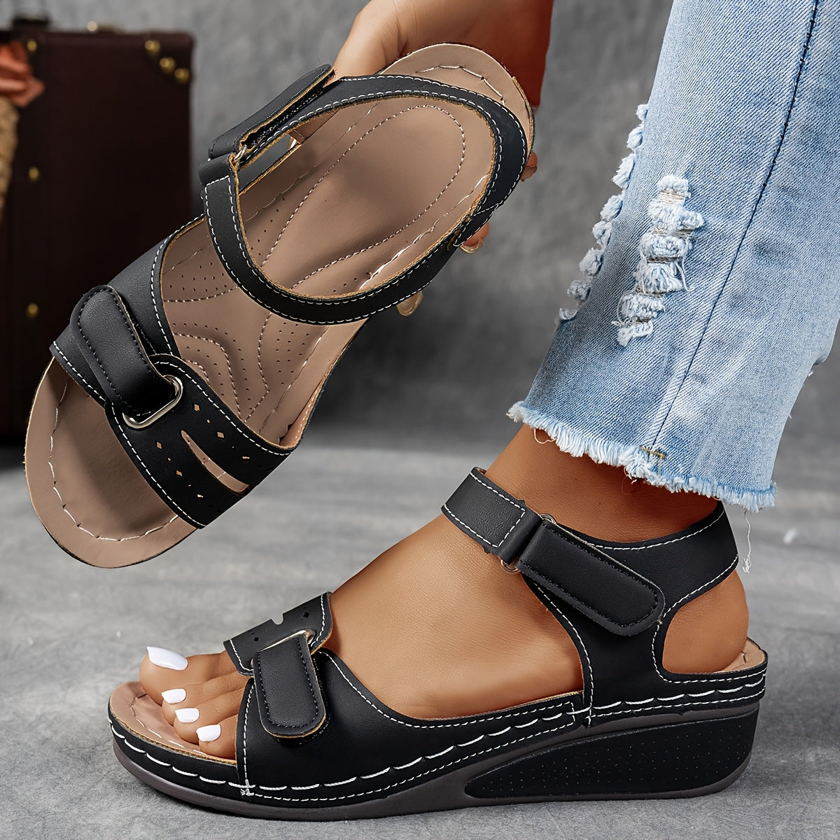 Casual Wedge Heel Sandals for Women | Ideal for Everyday Wear
