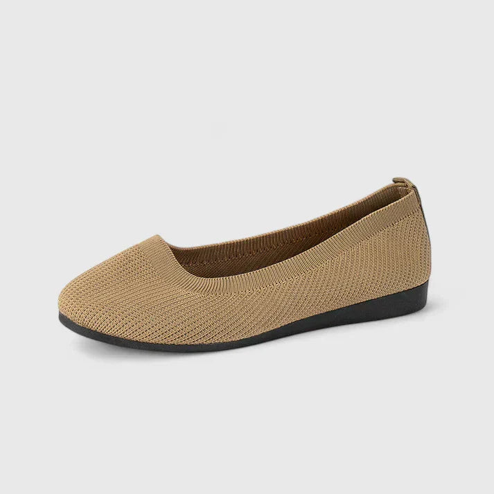 Zapatos Planos con Punta Redonda y Diseño Slip-On para Mujer | Ideal para el Día a Día