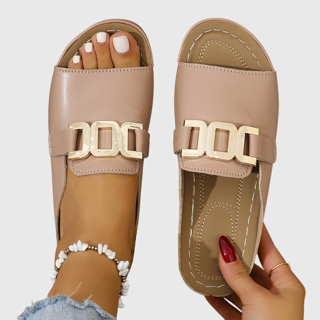 Sandalias Romanas con Hebilla para Mujer