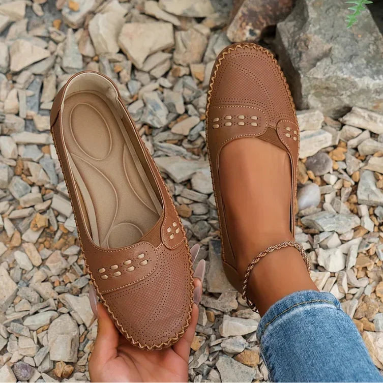 Zapatos Planos con Costura para Mujer | Ideal para el Día a Día