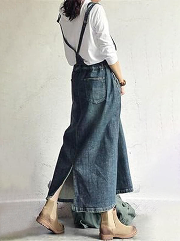 Mono Denim con Tirantes Ajustables para Mujer