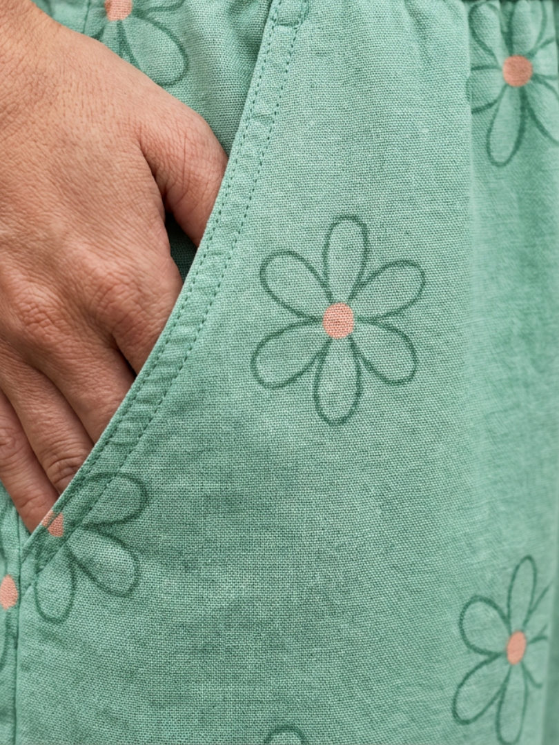 Floral Print Overalls for Women