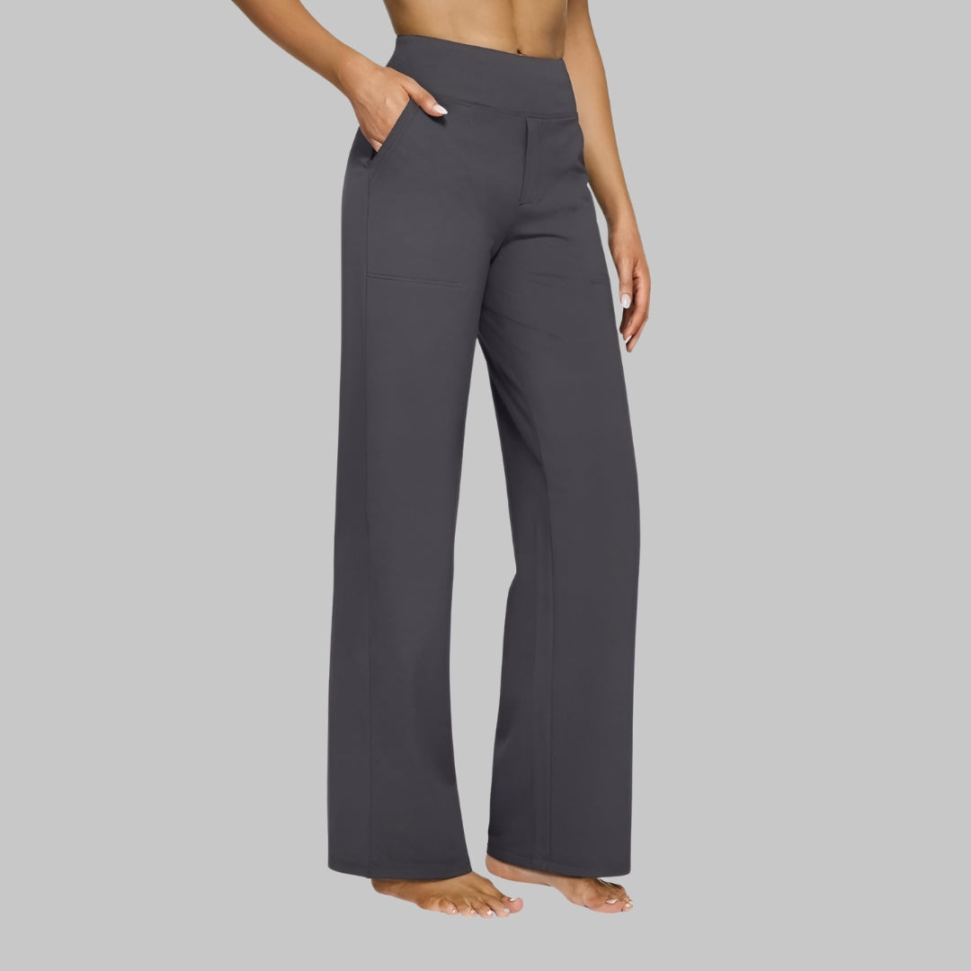 Pantalón Largo Recto de Yoga para Mujer