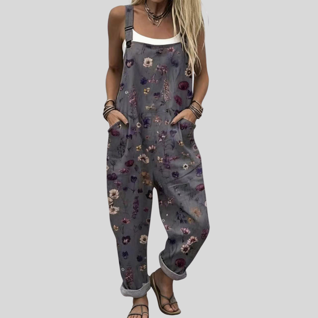 Mono con Estampado Floral Ajustable para Mujer