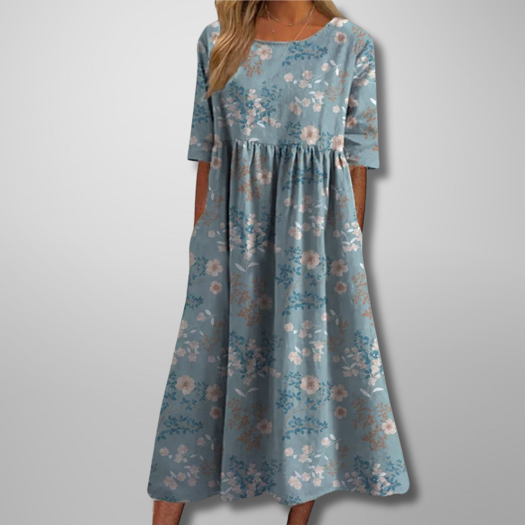Vestido Midi Estampado para Mujer