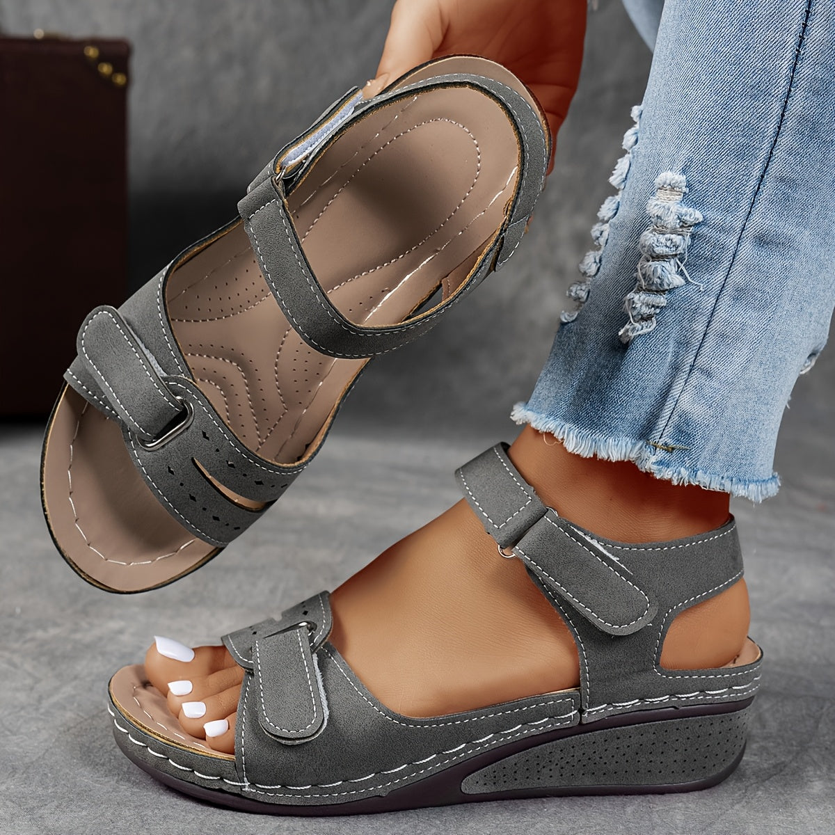 Casual Wedge Heel Sandals for Women | Ideal for Everyday Wear
