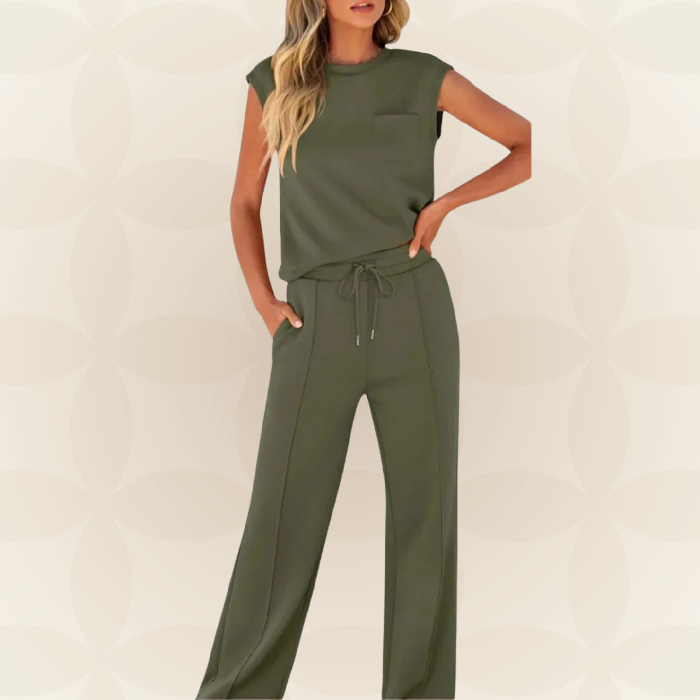 Conjunto de Dos Piezas Casual para Mujer