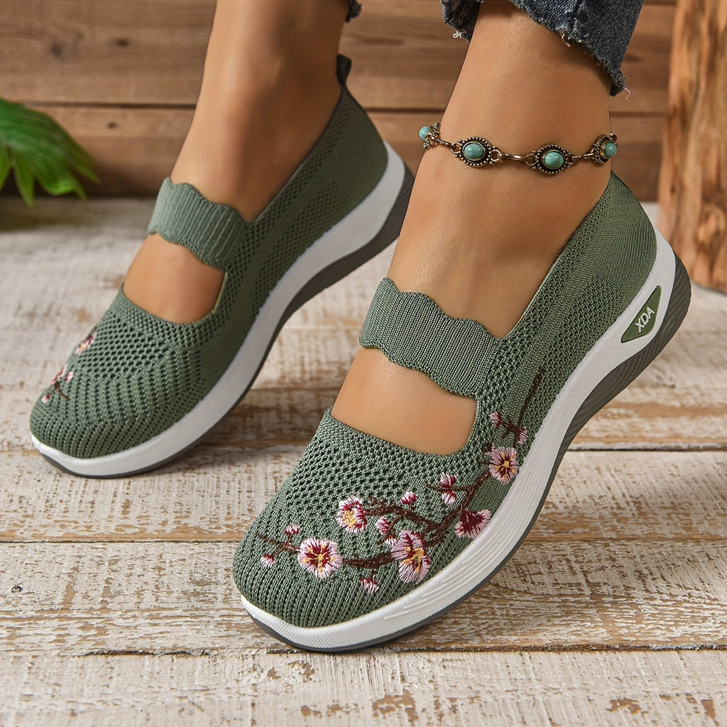 Zapatos cómodos de malla para mujer