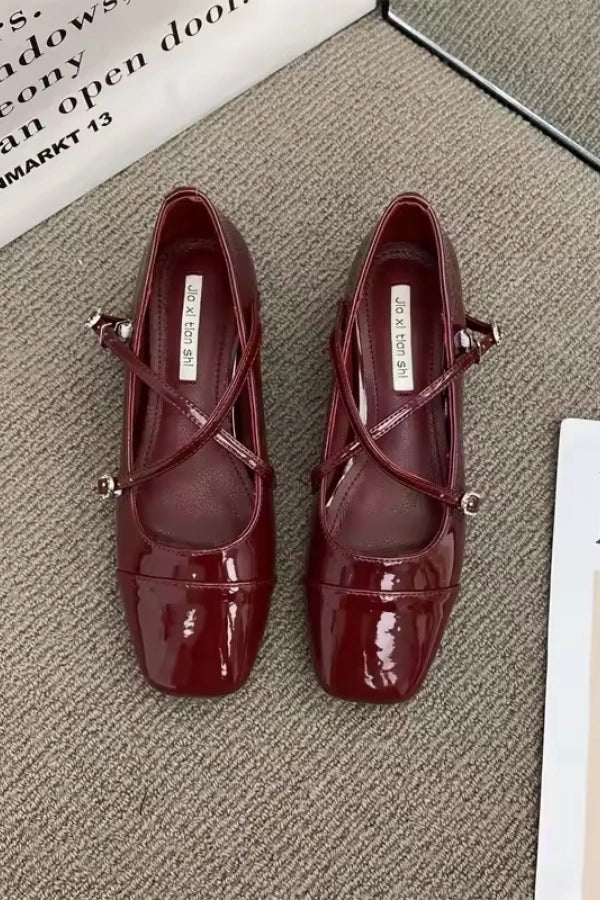 Zapatos Ballet Redondeados con Correa para Mujer | Ideal para el Día a Día