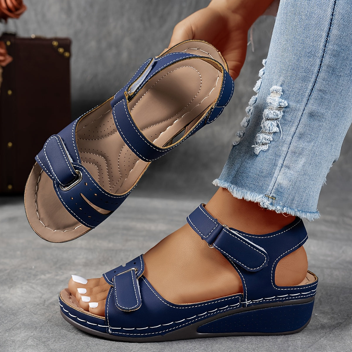 Casual Wedge Heel Sandals for Women | Ideal for Everyday Wear
