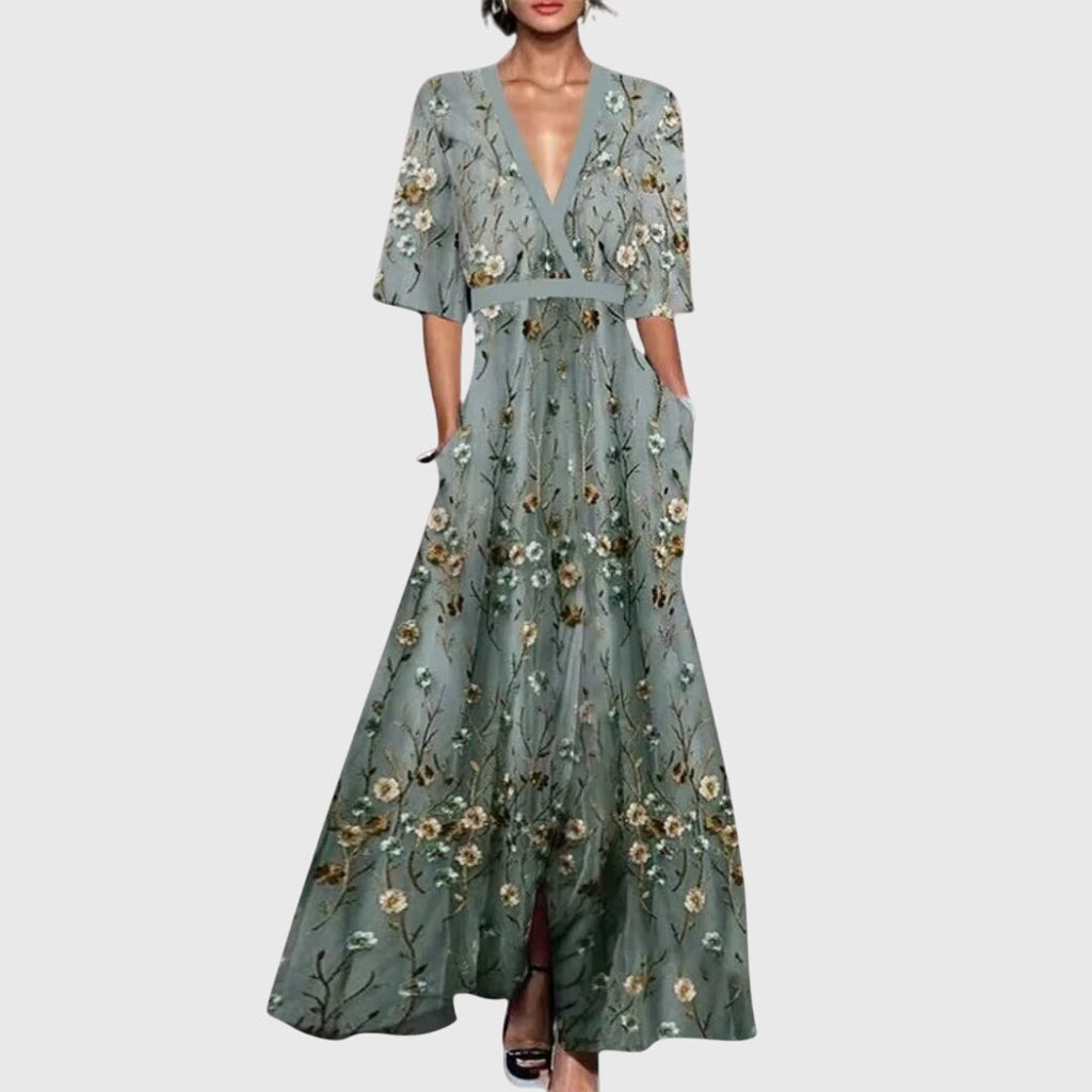 Vestido Largo Estampado para Mujeres