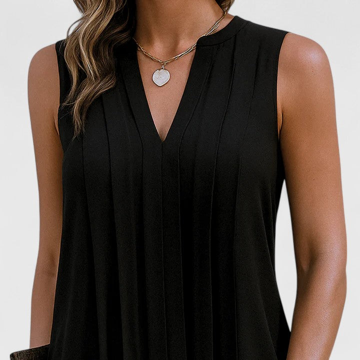 Vestido de verano sin mangas A-line para Mujer