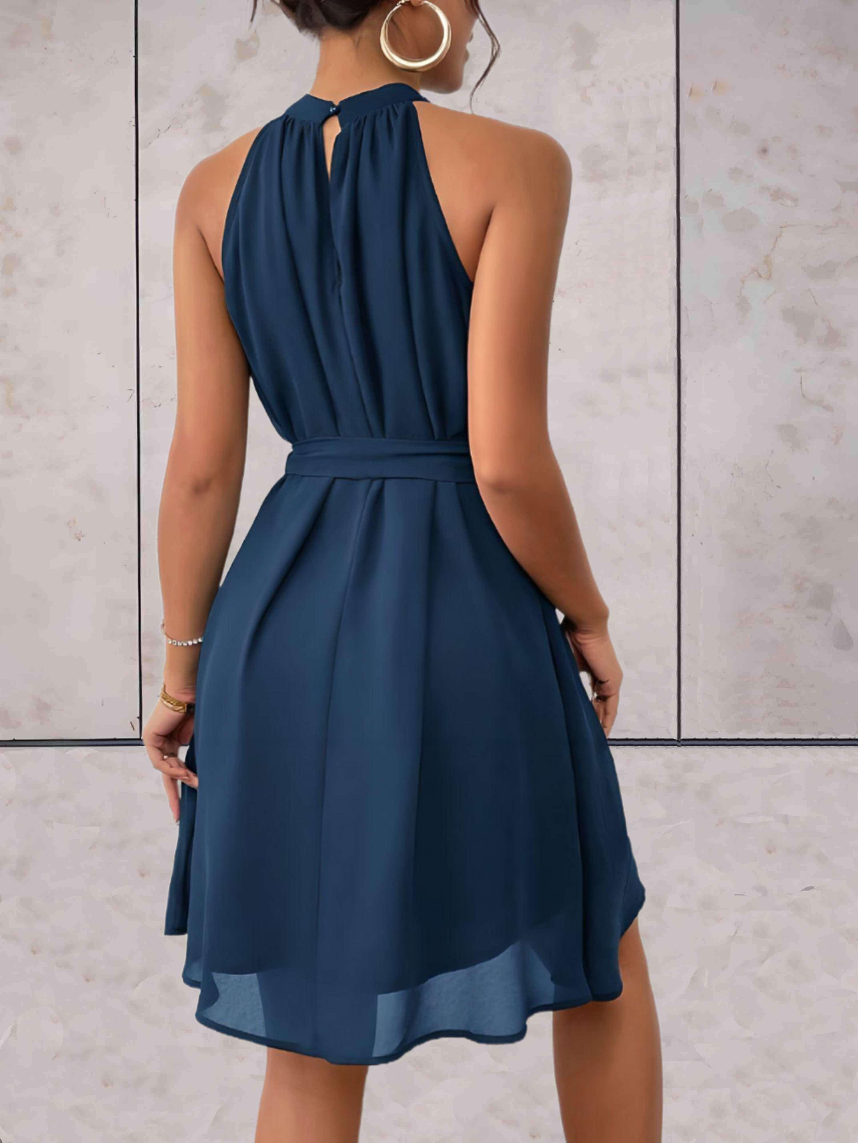 Vestido Halter Elegante para Mujer