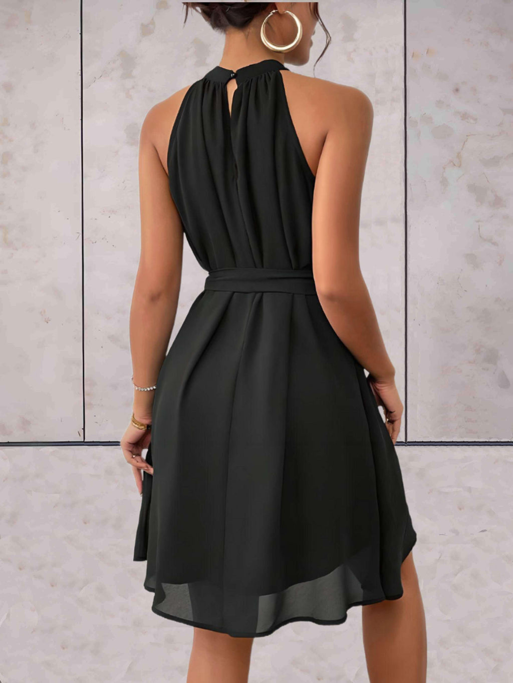 Vestido Halter Elegante para Mujer