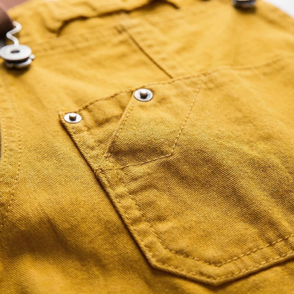Cotton Canvas Bib Front Overalls for Women