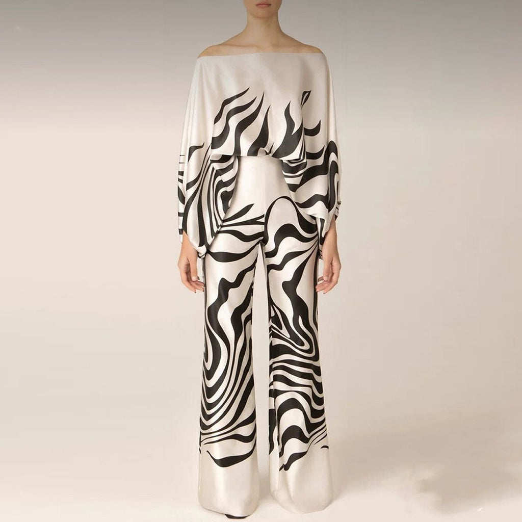 Two-Piece Set with Batwing Sleeves for Women | Ideal for Summer