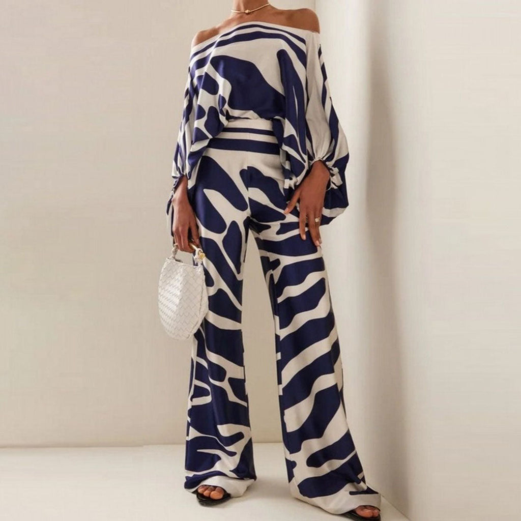 Two-Piece Set with Batwing Sleeves for Women | Ideal for Summer