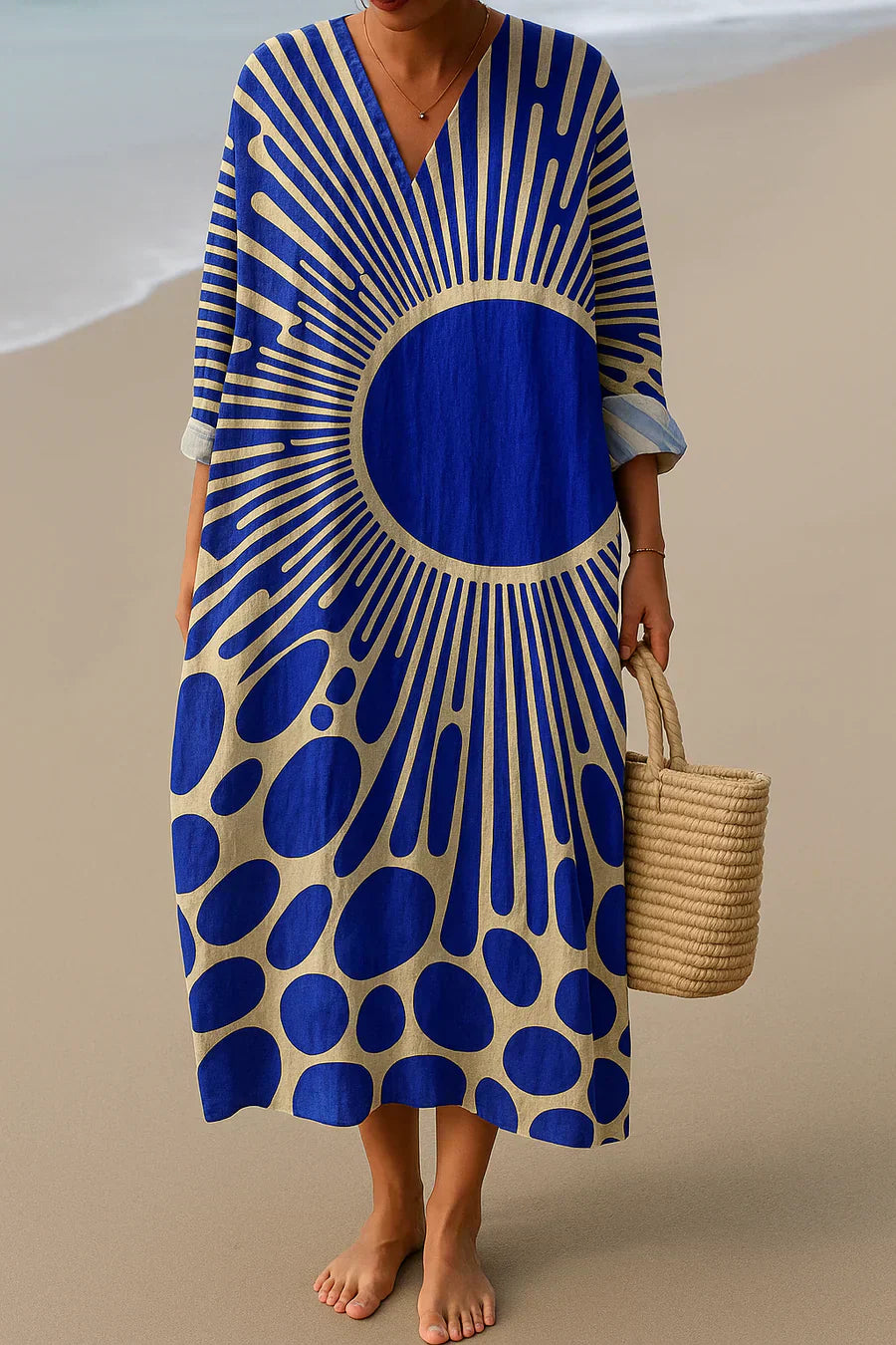 Vestido Largo de Estilo Casual para Mujer