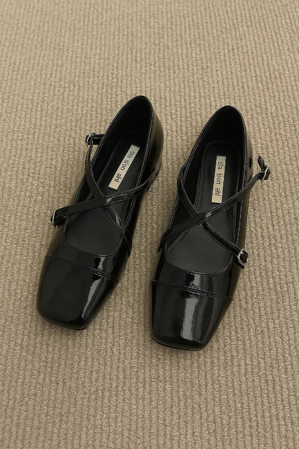 Zapatos Ballet Redondeados con Correa para Mujer | Ideal para el Día a Día
