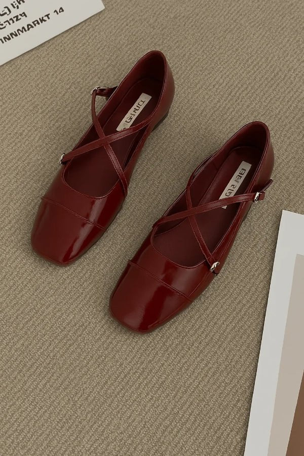 Zapatos Ballet Redondeados con Correa para Mujer | Ideal para el Día a Día
